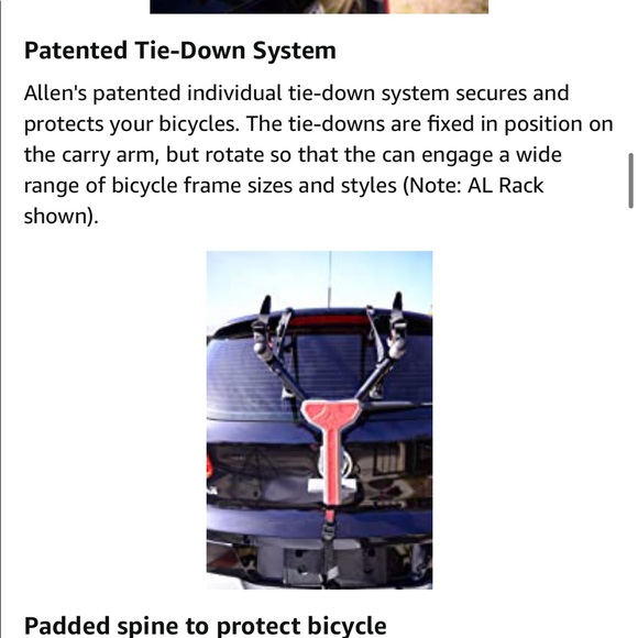 Allen Sports Folding Bicycle Carrier Model MT-1 - Picture 11 of 16